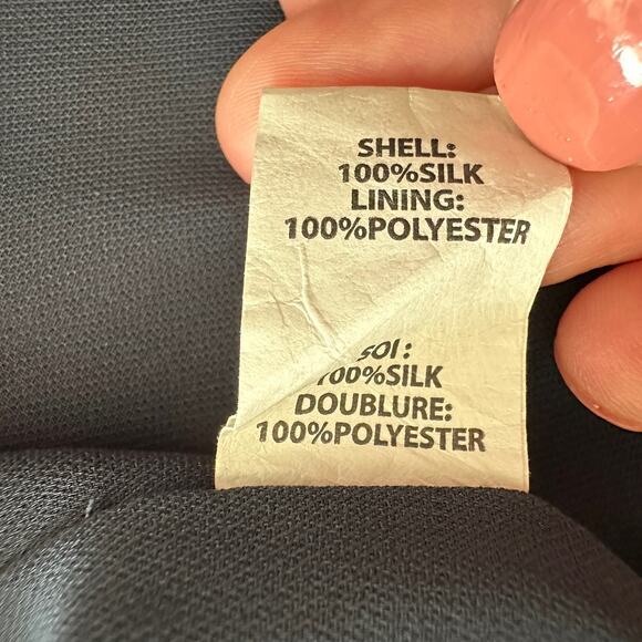 Ramy Brook Gessy 100% Silk Lace Up Neck Shadow Stripe Pink Multi Mini Dress XS - Picture 8 of 12